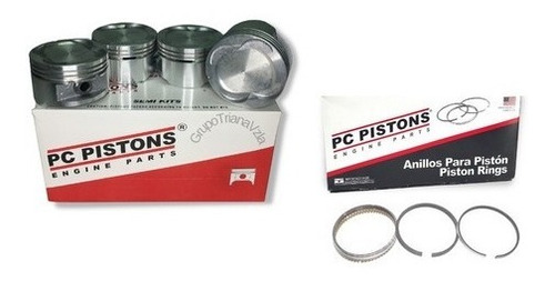 Jgo Piston Anillo Fiesta Power Move Max 1.6 A 0.30 C/ Mueca 