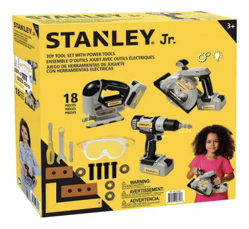 Juego De Herramientas De Juguete Stanley Jr 18 Piezas