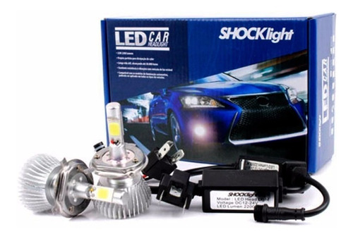 Kit Xenon Lampada Super Led Hb4 6000k Branca Headlight