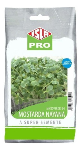 Sementes De Mostarda Nayana Microverdes Pacote Com 100g Isla