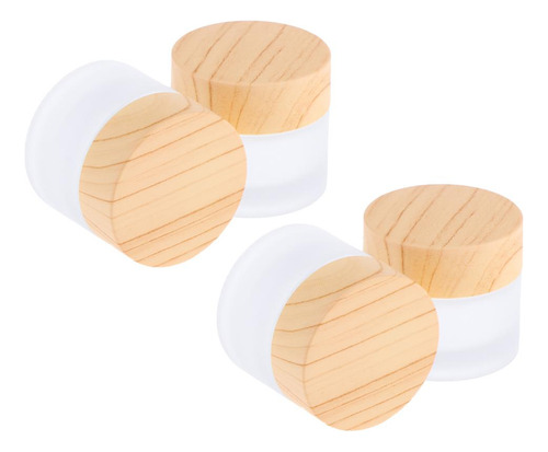 4 Piezas Botella De Maquillaje Recipientes De Crema Envase