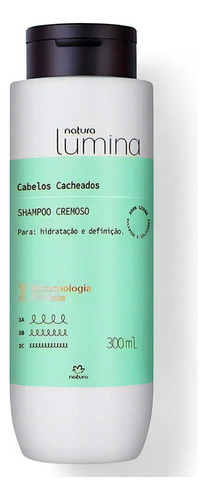 Shampoo Cremoso Cabello Rizado Lumina Natura 300ml