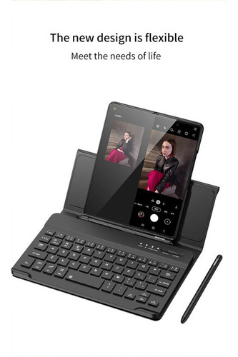 Keyboard Case + Case + Case For Samsung Galaxy Z Fold 6