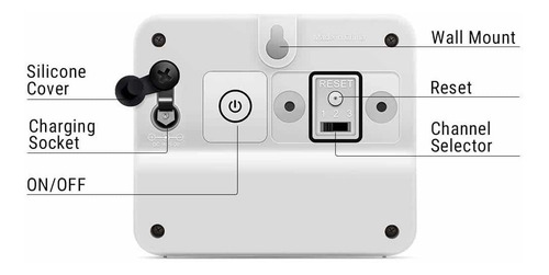 Imagen 2 de 5 de Sensor Externo Inalámbrico Bateria Recargable Thermopro Tx-4