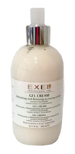 Gel Cream Refrescante Descongestivo Piernas 240ml Exel