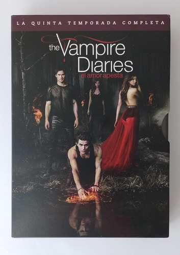 Dvd Series The Vampire Diaries 5° Temp. Usada- Original- 