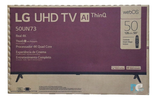 Imagem 6 de 7 de Smart Tv LG Wifi Ai Thinq 50un7310psc Led 4k Tv 50 Polegadas