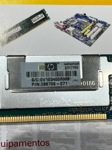 Memória Hynix 8gb Ddr2 Pc2-5300f Fbdimm Pn 398709-071 (Usado)