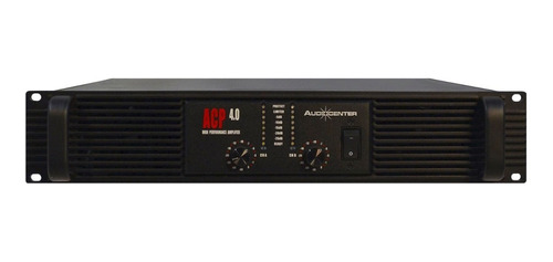 Amplificador Audiocenter Iaactacp40 Poder 4 Ohms 1750 Watts