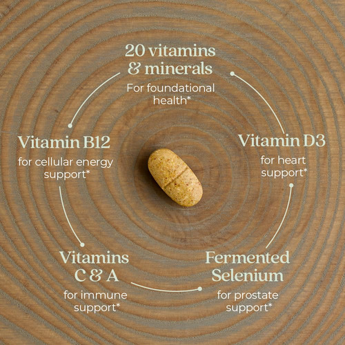 Novo Capítulo Multivitamínico Every Man's One Daily 40+ 72 C