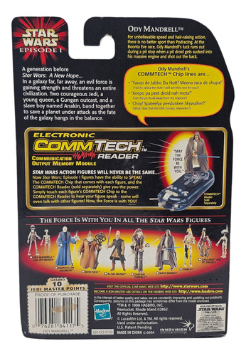 Star Wars Episode I Phantom Menace Ody Mandrell W/pd Mtsbwy (Usado)