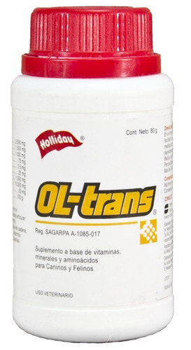 Holliday Ol Trans 80g Suplemento Vitaminico Osteoarticular