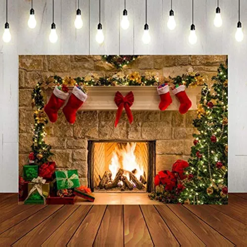 Chimenea Navideña Decoraciones Para El Hogar Temáticas Fotog