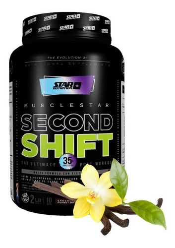 Musclestar Second Shift 2 Lbs Star Nutrition Vainilla