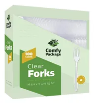 Comprar  Paquete De 100  Horquillas De Plastico Transparente Desech
