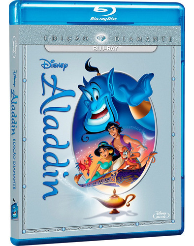Aladdin - Blu-ray - Disney - O Gênio Mais Animado Do Cinema!
