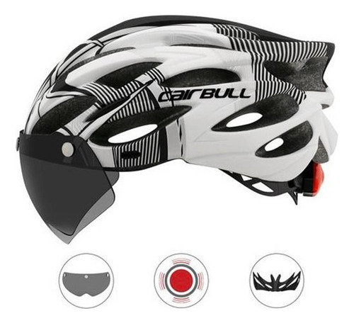 Cairbull - Capacete De Bicicleta De Montanha Com Lente