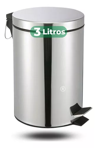 WC.6418 Série 6400 - Balde para o lixo - 3 litros - Inox – handlie