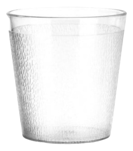 Pack X10 Vaso Irrompible SICKO 250 CC Policarbonato Transparente Apilable Plastico Indeformable Resistente Reutilizable 280ml