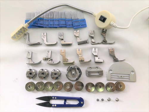 Imagen 4 de 9 de Kit De Accesorios Maquina De Coser Recta Industrial