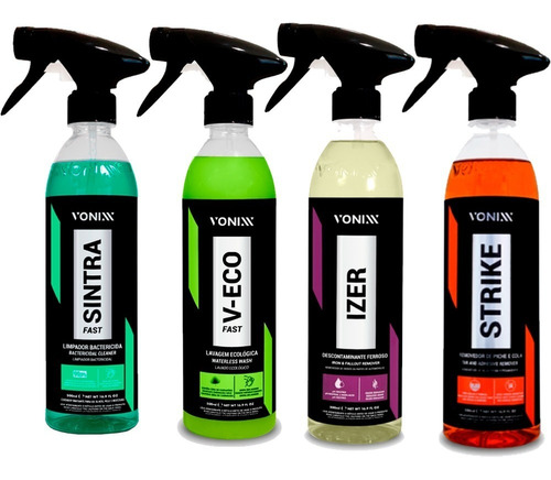 Kit Limpeza A Seco V-eco + Strike + Izer + Sintra Vonixx