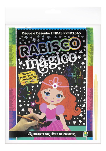 Rabisco Mágico: Lindas Princesas, de Brijbasi Art Press Ltd. Editora Todolivro Distribuidora Ltda., capa mole em português, 2021