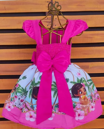 Vestido Da Moana Grande