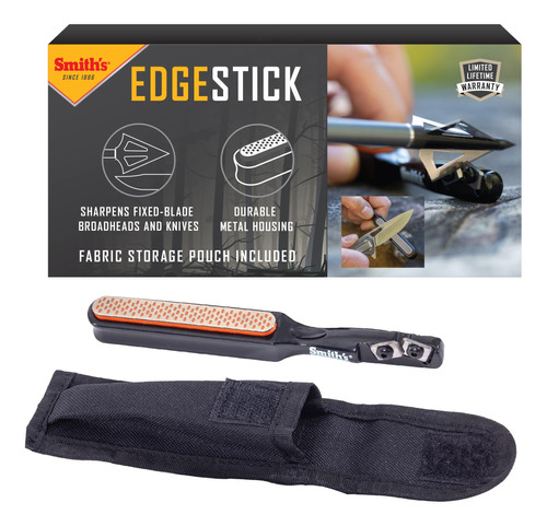 Smiths  Edge Stick - Afilador De Cuchillos, Color Negro