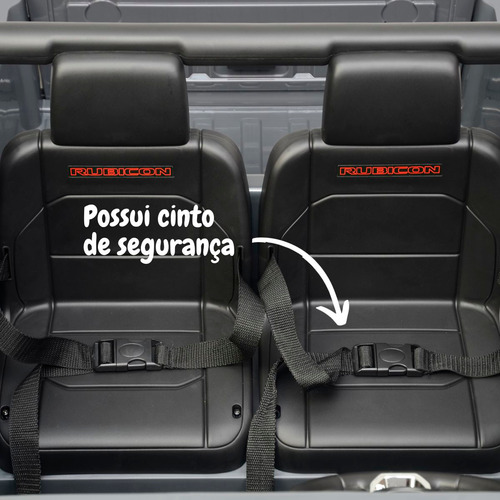Mini Carro Elétrico 4x4 Jeep Gladiator Rubicon Vermelha 12v