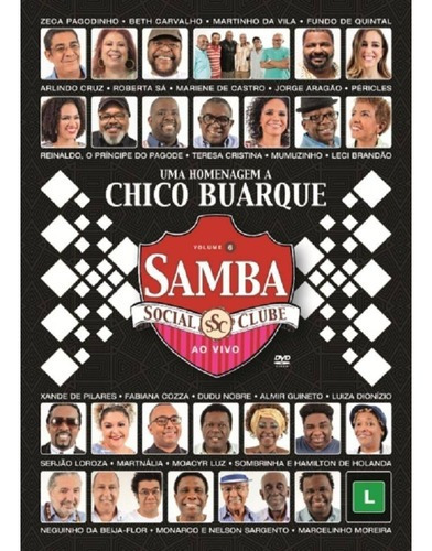 Dvd Samba Social Clube Vol 6 Homenagem Chico Buarque La
