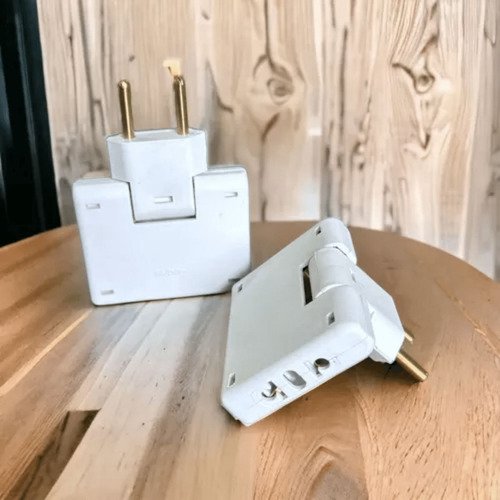 Adaptador Tomada Articulado Dobrável Benjamim Pinot Flexível