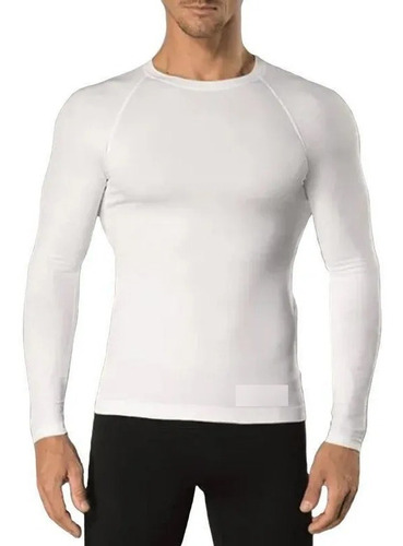 Kit 2 Camisetas Térmica Branca  Proteção Uv Fps 50 Promoção