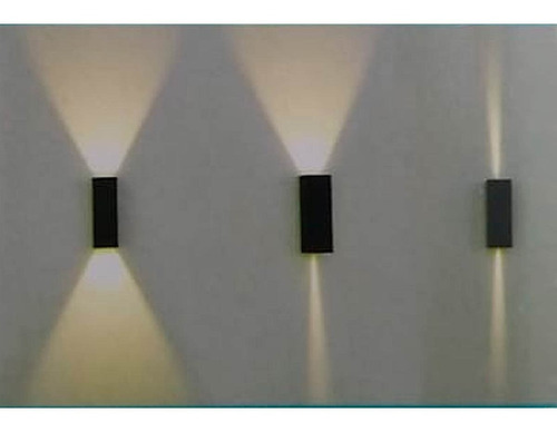 Imagem 6 de 8 de Arandela Balizador Led 5w Facho Duplo 3000k Ip65 Wall Mini