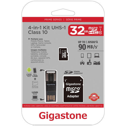 Gigastone Gs-4in1600x32gb-r De La Primer Serie De La