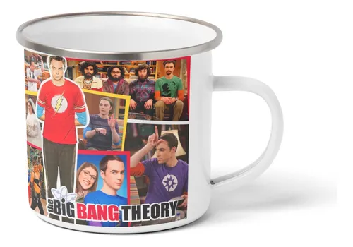 comprar Mug Pocillo Peltre The Big Bang Theory 4 Metalico 12 Onzas