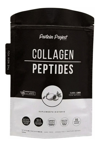 Collagen Peptides 2 Lbs 0% Azúcar Protein Project Colageno 