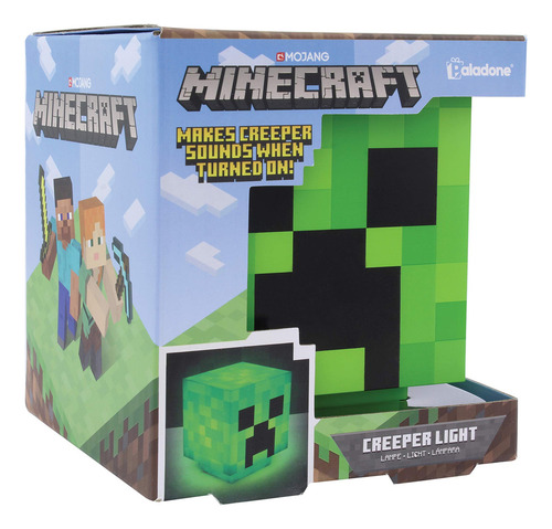 Paladone Minecraft Creeper Luz De Escritorio Con Sonidos