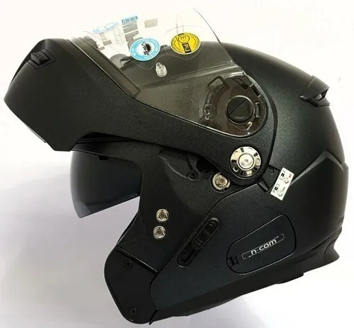 Imagen 2 de 3 de Casco Grex De Nolan G9.1 Abatible Gris Grafito Para Moto