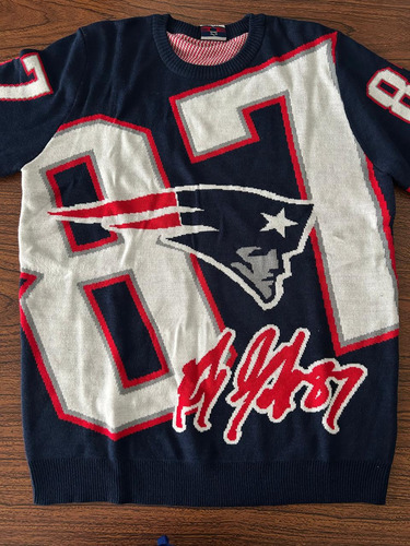 New England Patriots - Sweater - Rob Gronkowski - Talla M (Usado)