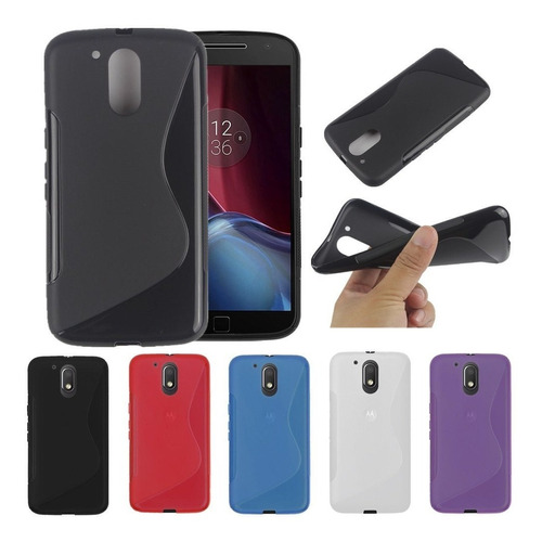 Tpu Para Motorola Moto G4 Play + Vidrio Templado Case