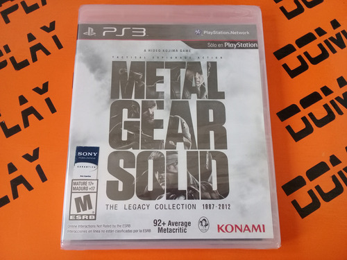 Metal Gear Legacy Collection Ps3 Sellado Nuevo Físico Envíos