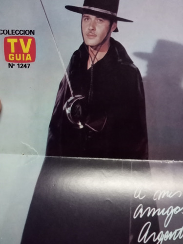 Lámina De Colección De Tv Guía Número 1247 , El Zorro.