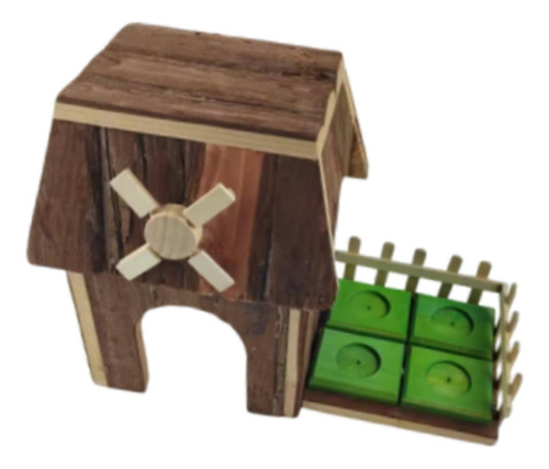 Wood Hamster Ocultação Dormindo Hamster Hamster Villa