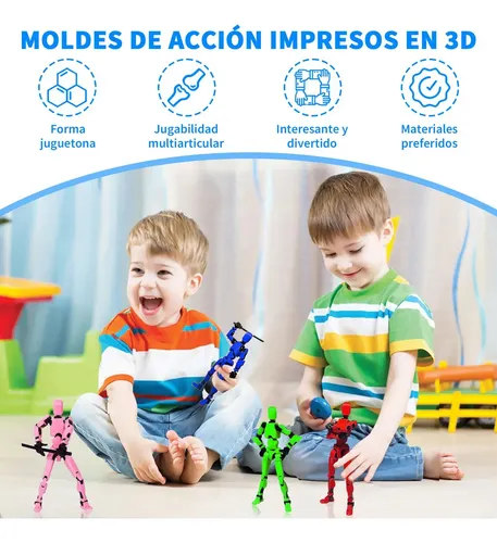 Figura De Acción T13 Impresa En 3D Con Múltiples Articulaciones | Modelo Robot Ya Ensamblado Para Decoración Y Colección | Regalo Para Amantes De La Robótica