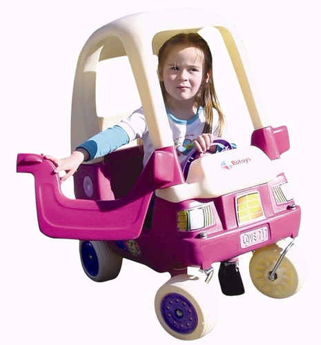Imagen 2 de 4 de Auto Caminador Coupe Lady Rotoys Puertas Rosa