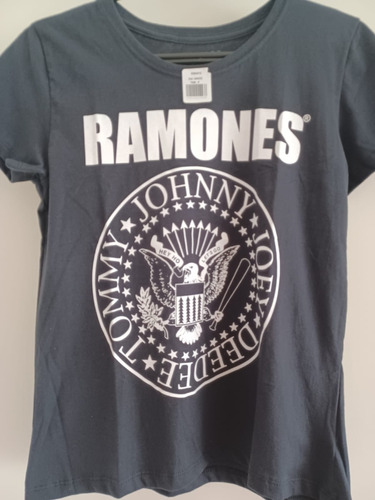 Camiseta Ramones Feminina