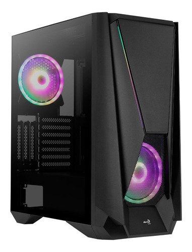 Gabinete Gamer Aerocool Visor Argb Media Torre Con Crist /vc