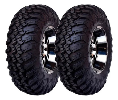Kit 2 Llantas At25x8 R12 (8pr) Tl Alsk Aurora A/t