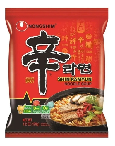 Shin Ramyun Shin Ramen Fideo Picante 120g