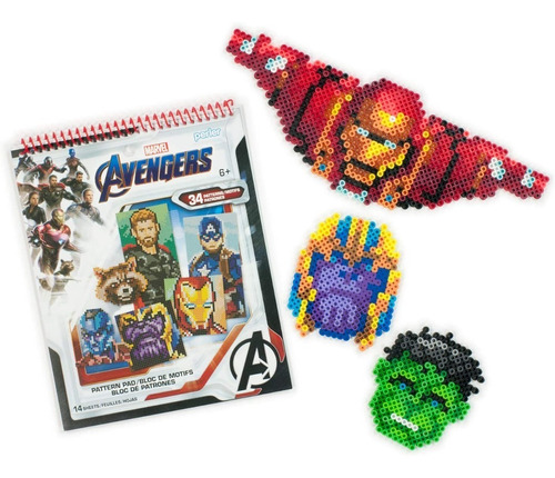 Libreta De Patrones Perler Marvel Avengers 80-22851